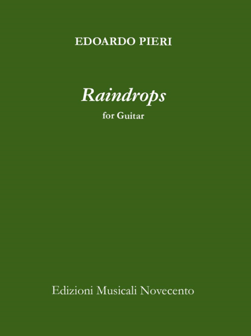 Raindrops for guitar (Edoardo Pieri)